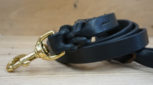 Leather Dog Leash - 3/4"