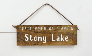 Personalized GPS Sign